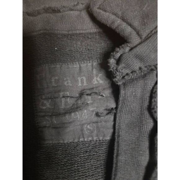 Frank&Eileen Patrick Popover Henley triple fleece in Black sz Small - Picture 3 of 5